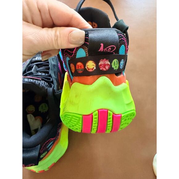 Adidas DON Issue 3 Ace For Pat Mens 8 Basketball Shoe Neon MulticolorLightstrike - Picture 5 of 11